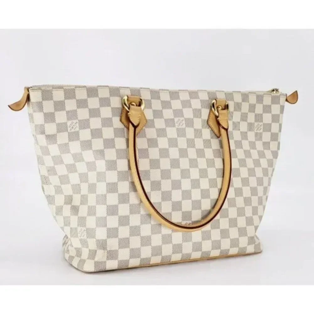 Louis Vuitton Saleya MM Damier Azur Tote Excellent Condition